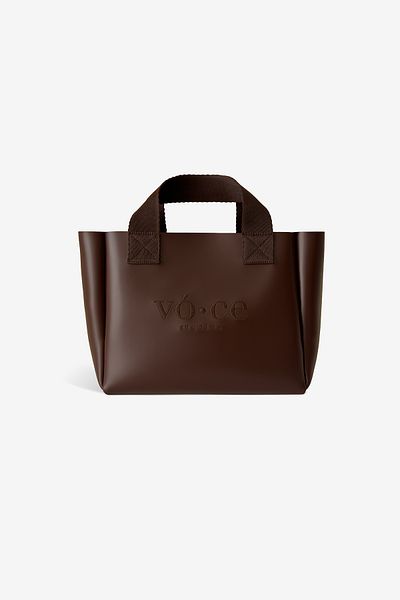 voce studios Brown Leather Tote Bag
