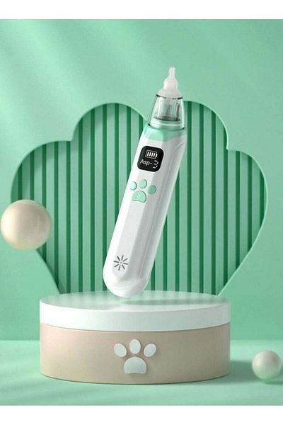 COOYA Baby electric nasal aspirator,3 levels of suction and 3 suction heads,portable and rechargeable