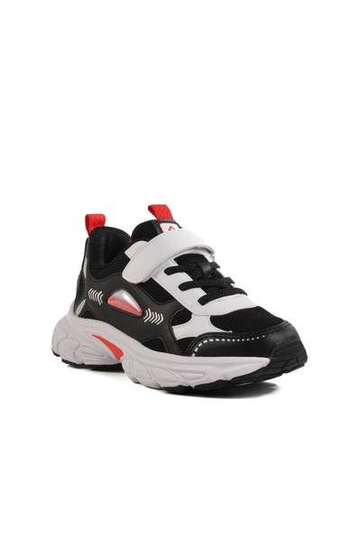 pepino Black Velcro Mesh Lightweight Boys' Sports Shoes