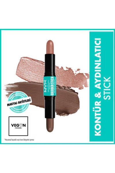 NYX Wonder Stick Çift Taraflı Krem Kontür & Aydınlatıcı Stick Light Medium