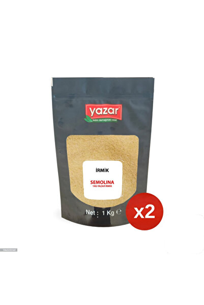 YAZAR 1 Kg x 2 Paket Yazar İrmik (Helvalık)