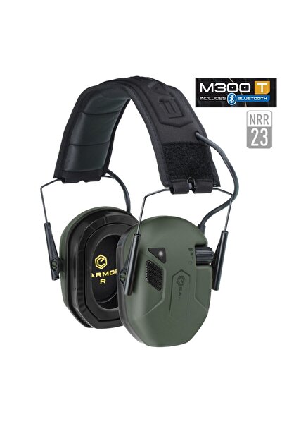 Opsmen Earmor EARMOR M300T Bluetooth Elektronik Atış Kulaklığı Kulak Koruma (Foliage Green) Yeşil M300T-FG