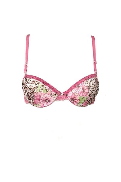 Anıl Anil Flower Patterned 2-Piece Bra Set