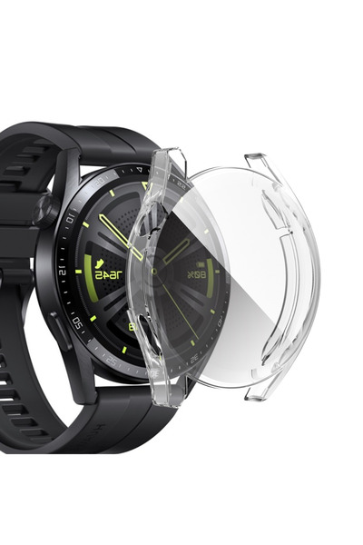PSGT Huawei Watch Için Gt3 Pro 42mm Kasa Ve Ekran Koruyucu 360 Tam Koruma Kapak