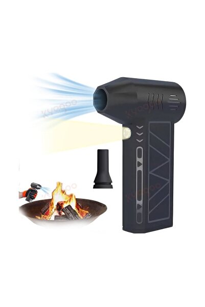 Inovaxis Mini Turbo Jet Fan Işıklı 3 Kademeli Fenerli Araba ve Mangal Kullanı...