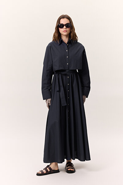 Manuka TRENCH STYLE ING RUHA NAVY BLUE