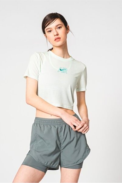 Nike Спортивний одяг Air Crop Зелений жіночий футболка