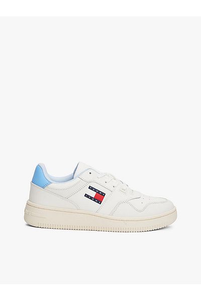 Tommy Hilfiger Dámské retro kožené basketbalové boty