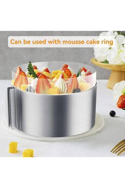 hediyehobihersey Cut Ready Cake Edge Gelatin 58 cm 10 Pcs