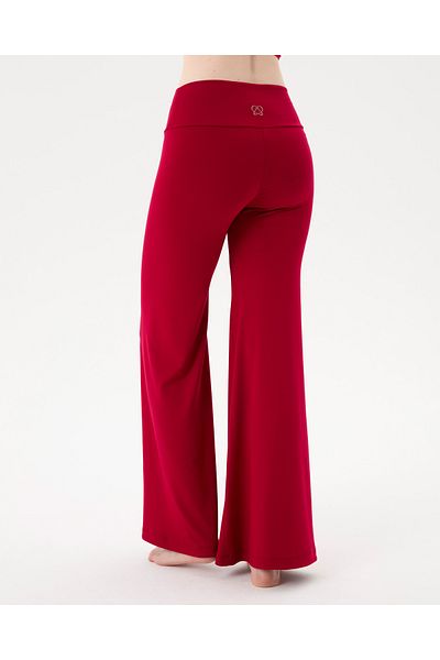 Ayma Active Yoga Pants with Red Shorts Thin Draped Yoga Pants