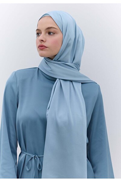 Fresh Silky Elegance Shawl - Light Blue