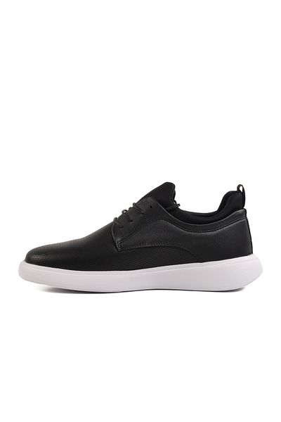 AYAKMOD Black Lace-Up Men's Casual Shoes 978 m