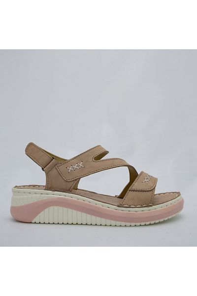 CONSUELO Sandale ortopedice din piele cu velcro 10229