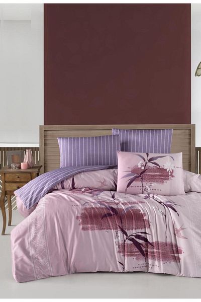 Luoca Patisca DIGITAL SATIN DOUBLE PERSONAL Duvet Cover Set LILYA
