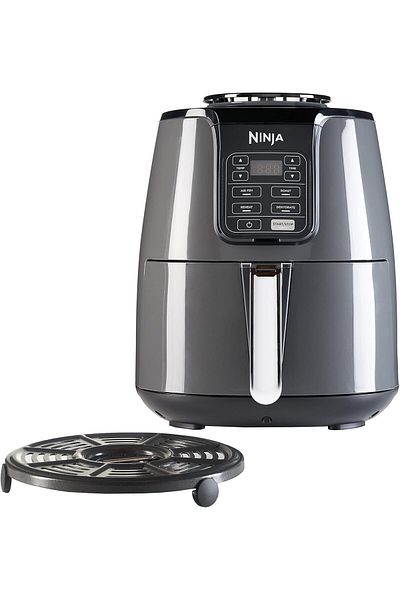 NINJA Air Fryer, 3.8L, Digital Control, 1500W, Grey ,AF100ME