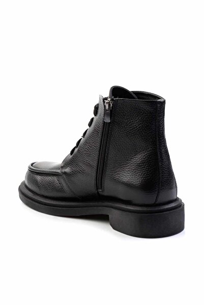 Bambi Siyah Rolaks Hakiki Deri Erkek Bot & Bootie E02600122203