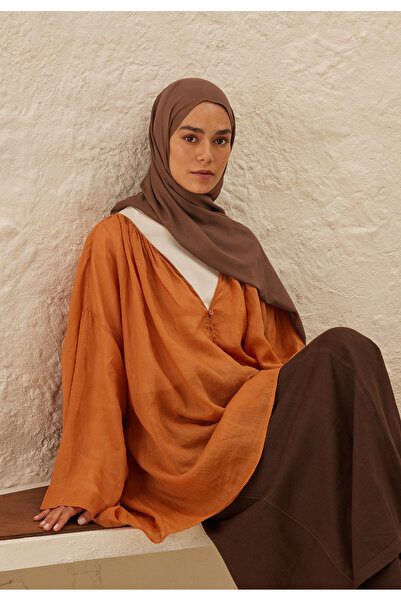 Fresh شال فيسكوز - تصميم رامي شوكولاتة