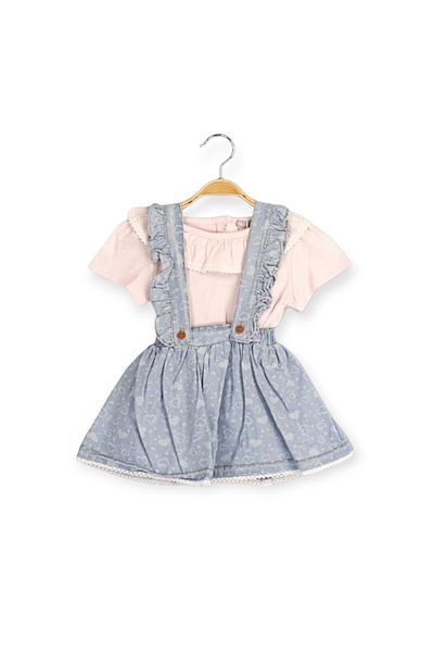 Cassiope Denim Slopet Double Girl Set 3-12 Months