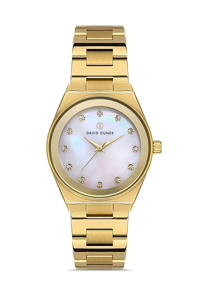 DAVID GUNER Women's Wristwatch Mirrored Case 2 Years Warranty