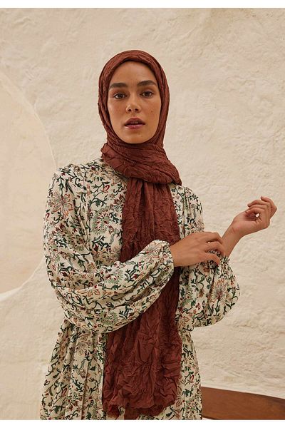 Fresh Voile Crash Ruby Shawl