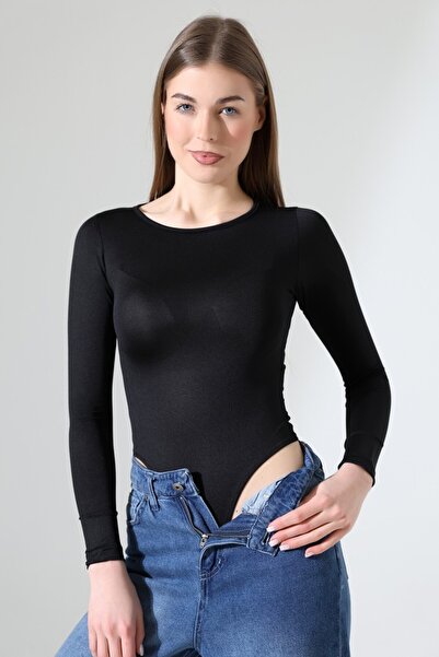 LITTLEMOON FULL LYC MİKRO BİSİKLET YAKA UZUN KOL ALTI KÜLOTLU VE ÇITÇITLI BODY