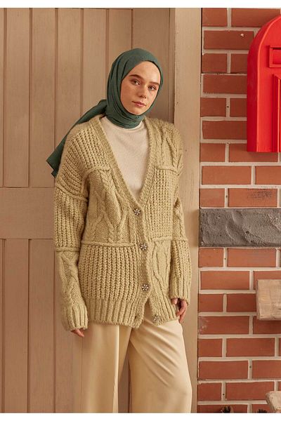 Fresh Petrol Color Cozy Cotton Shawl
