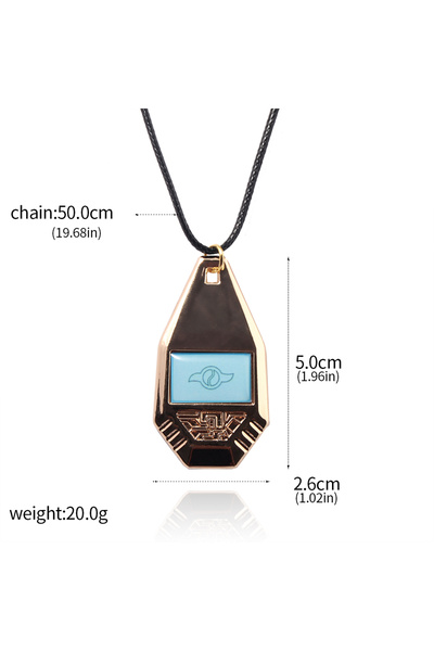 Choice Dark Gold Digimon Adventure Necklace Tag & Crest Emblem Digivice Badge...