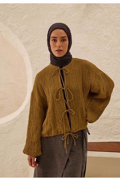 Fresh Voile Crash Shawl Charcoal - Comfortable Cutting