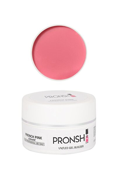 Pronsh Builder Jel 100ml French Pink Dark Protez Tırnak Jeli , Protez Nail Shop