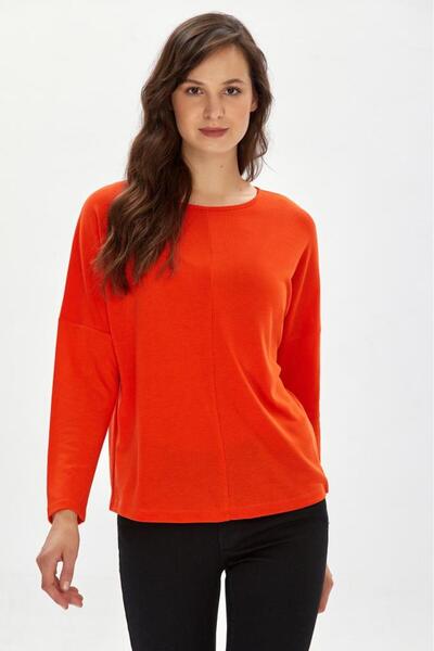 İKİLER Kayık Yaka Yarasa Kol Bluz 234-1008