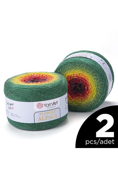 Yarnart Flowers Alpaca Knitting Yarn - 430 - 2 Pcs