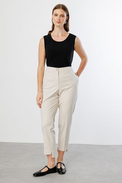 Ekol Large Size Trousers with Elastic Waist
