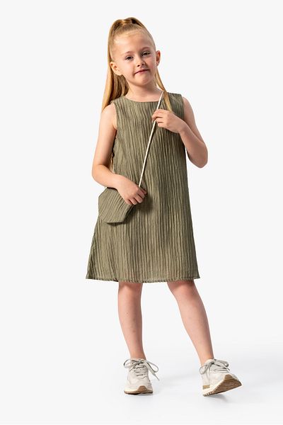 Wecan Tansel Pleat Girl's Dress