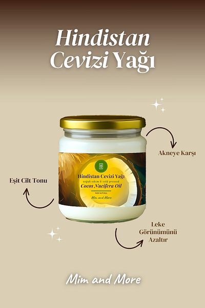 Mim and More Coconut Oil - Cold Pressed 100% Pure Natural, 150 ml