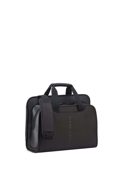 Delsey Arche 2 Compartment Briefcase 15.6Inch Black