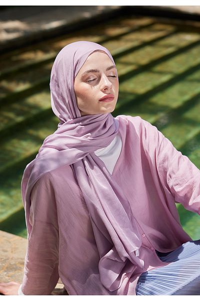 Fresh Viscose Shawl - Ramı Violet