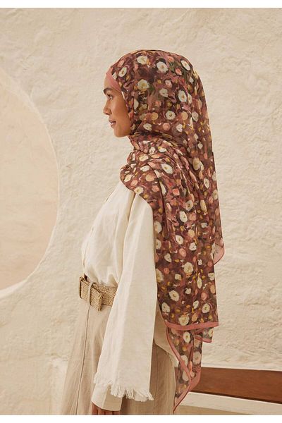 Fresh Agnes Patterned Rami Shal - Rose