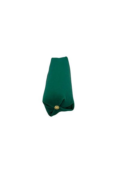 MeGass Dekor Țesătură piele de căprioară de producție internă Culoare verde 20 Cm Roll Bijuterii Pernă