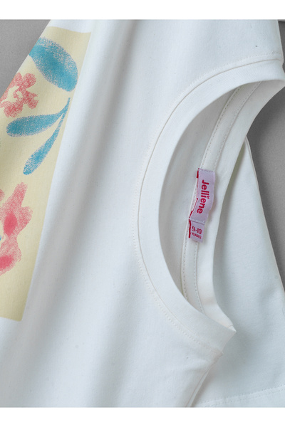 Basicxx Girls' Floral Print T-Shirt