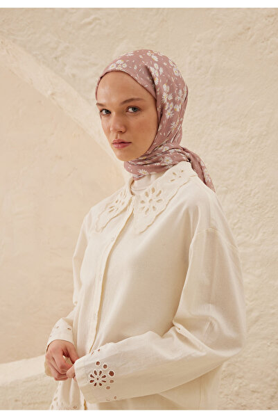 Freshscarfs Gülkurusu Papatya Desen Rami Şal