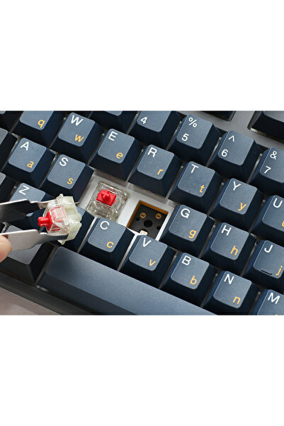 Ducky لوحة مفاتيح ألعاب One 3 Pro Nazca Line، 60% Cherry MX2A Red، تخطيط الواقع المعزز