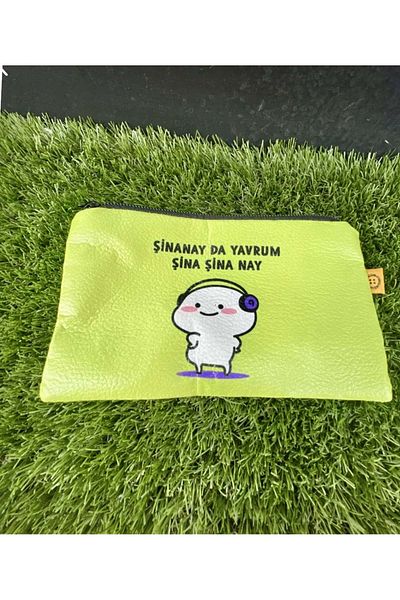 panda hediyelik Fun Funny Leather Wallet