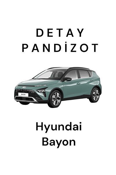 DETAYOTO Hyundai Bayon Pandizot bagaj rafı