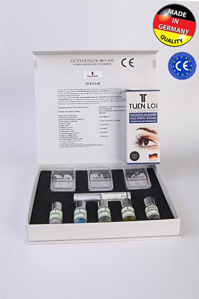 Tuen Loi Kirpik Lifting Seti-kaş Laminasyonu Seti ((ALMAN FORMÜL) Boyalı Set