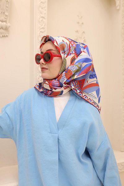 Silk Home Μεταξωτό κασκόλ Twill 11461-10