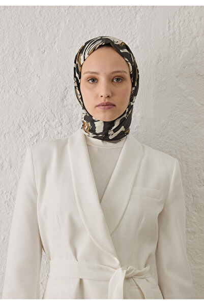 Fresh Anthracite Aspen Patterned Shawl