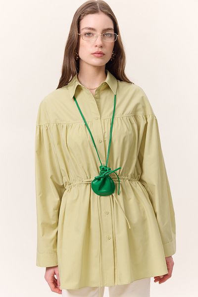 Manuka Yellow Detailed Tunic Bow Tie