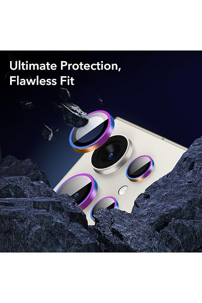 AWH Camera Lens Protector for Samsung Galaxy S24 Ultra, Scratch-Resistant, 1 Set (Chromatic)