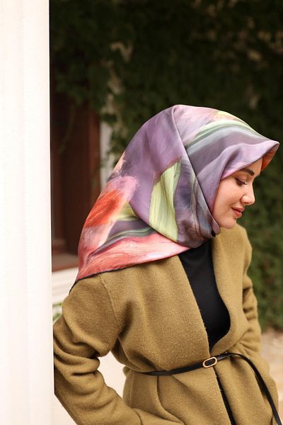 Silk Home Twill Μεταξωτό Κασκόλ 11448-31