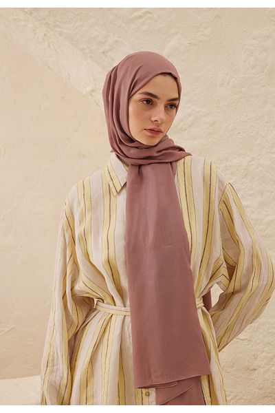 Fresh Vintage Rose Rami Viscose Shawl